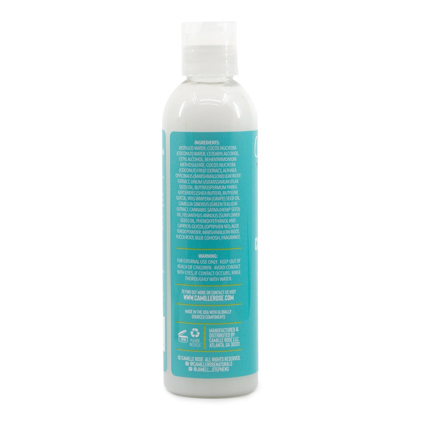 By Camille Rose
CAMILLE ROSE Coconut Water Leave-In Conditioner (8oz)