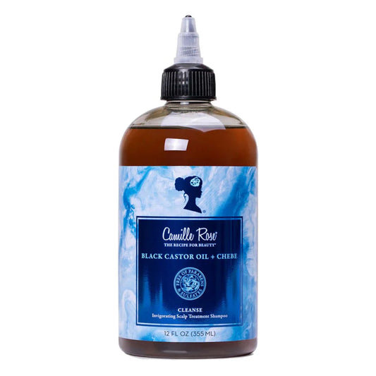 By Camille Rose
CAMILLE ROSE Black Castor Oil + Chebe Invigorating Scalp Treatment Shampoo (12oz)