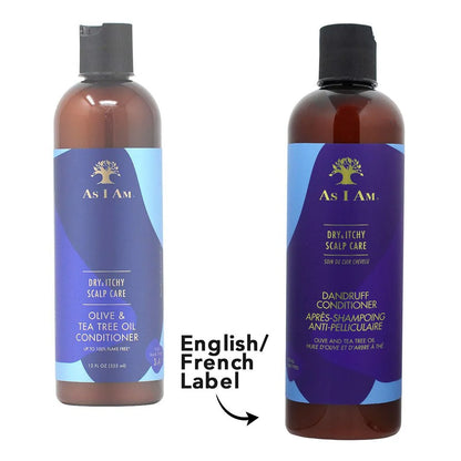 By AS I AM
AS I AM Dry & Itchy Scalp Care Conditioner (12oz)